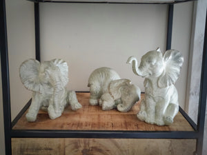 Beeld Olifantjes - Set van 3 - 21 cm