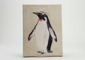 Canvas Schilderij Pinguin - 30 x 40 cm