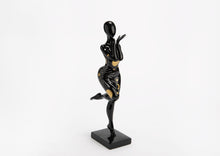 Afbeelding in Gallery-weergave laden, Beeld Vrouw Zwart-Goud 40 cm
