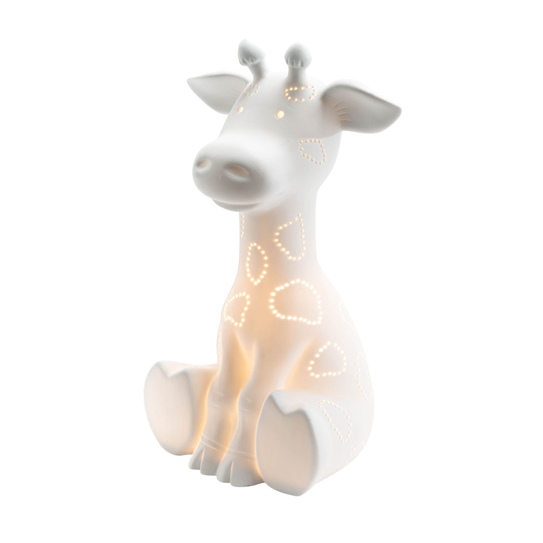Nachtlamp Giraf Wit Porselein 30 cm