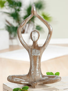 Beeld yoga vrouw - 36 cm