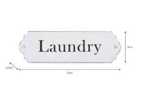 laundry tekstplaat