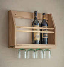 Afbeelding in Gallery-weergave laden, Wandrek voor wijn en glazen
